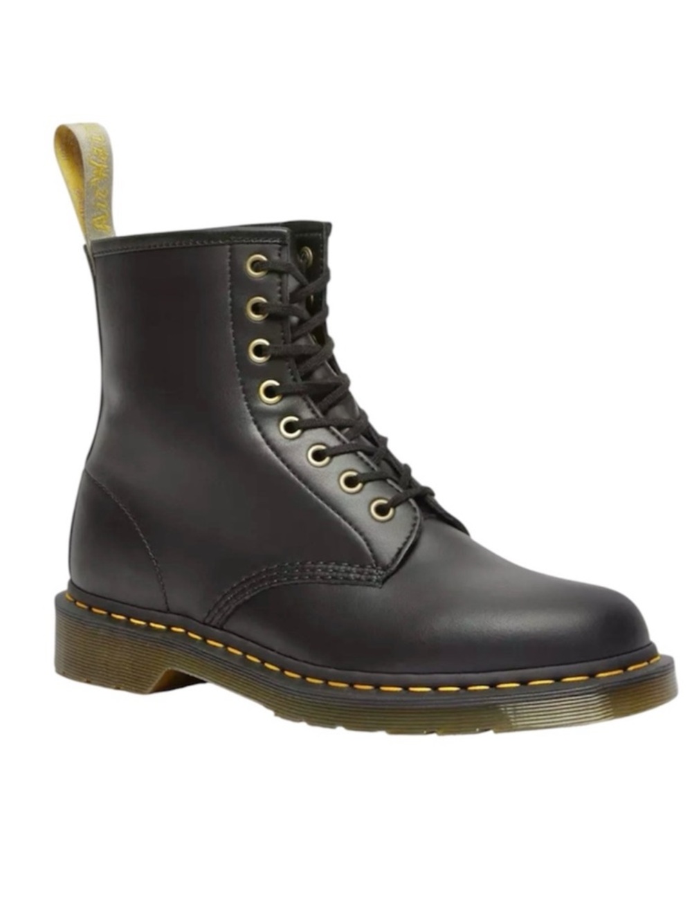DR MARTENS Vegan Faux Leather Felix Lace Up Boots Air Wair 8 Hole Men 8 Ladies 9